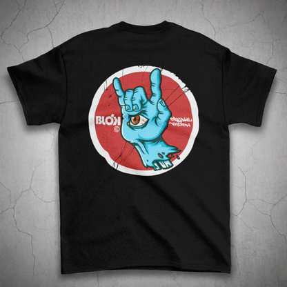 Blok Original Vision - Front & Back Print - in White & Blue - Women's Relaxed Fit