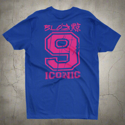 Iconic 9 - Front & Back Print - in Pink - Women's Relaxed Fit