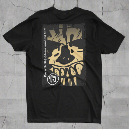 Tiki Skull - with Sand & White Front & Back Print - Women's Relaxed Fit