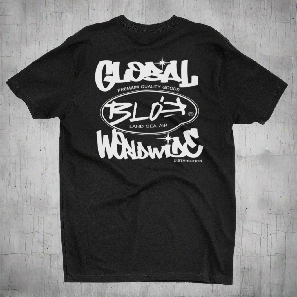 Blok Global - Front & Back Print - with White Logo - Women's Relaxed Fit