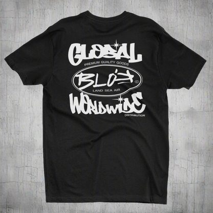 Blok Global - Front & Back Print - with White Logo - Women's Relaxed Fit