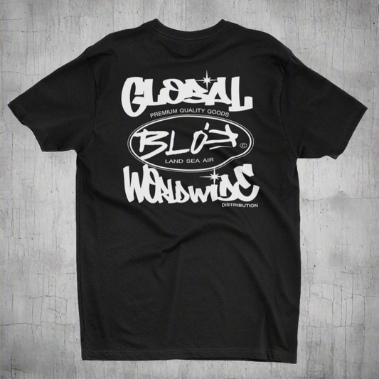 Blok Global - Front & Back Print - with White Logo - Women's Relaxed Fit