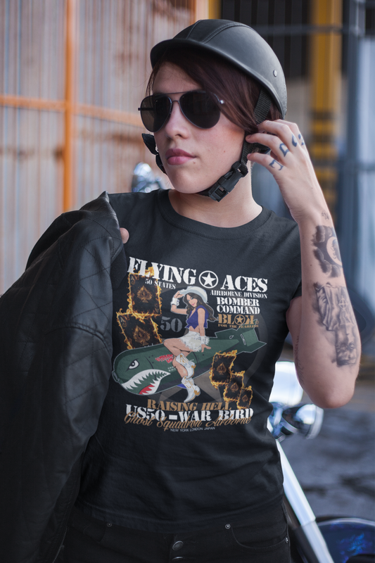 Bomber Command - Front Print - Women's Slim Fit