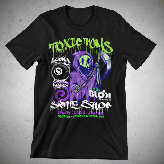 Toxic Toms Skate Shop - Front Print - Loose Fit