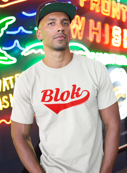 Blok Classic - Front Print - in Red - Men's Classic Fit