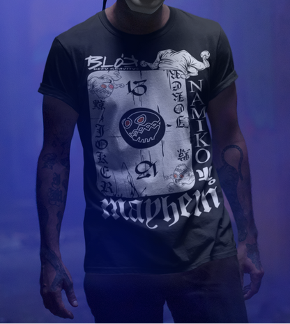 Poker Face - Front Print - in White - Men's Classic Fit