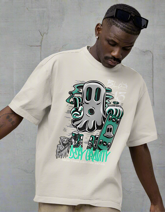 Ghosting - Front Print - Men's Oversize