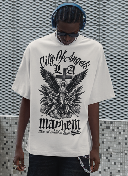 City of Angels Mayhem - Front Print - Men's Oversize