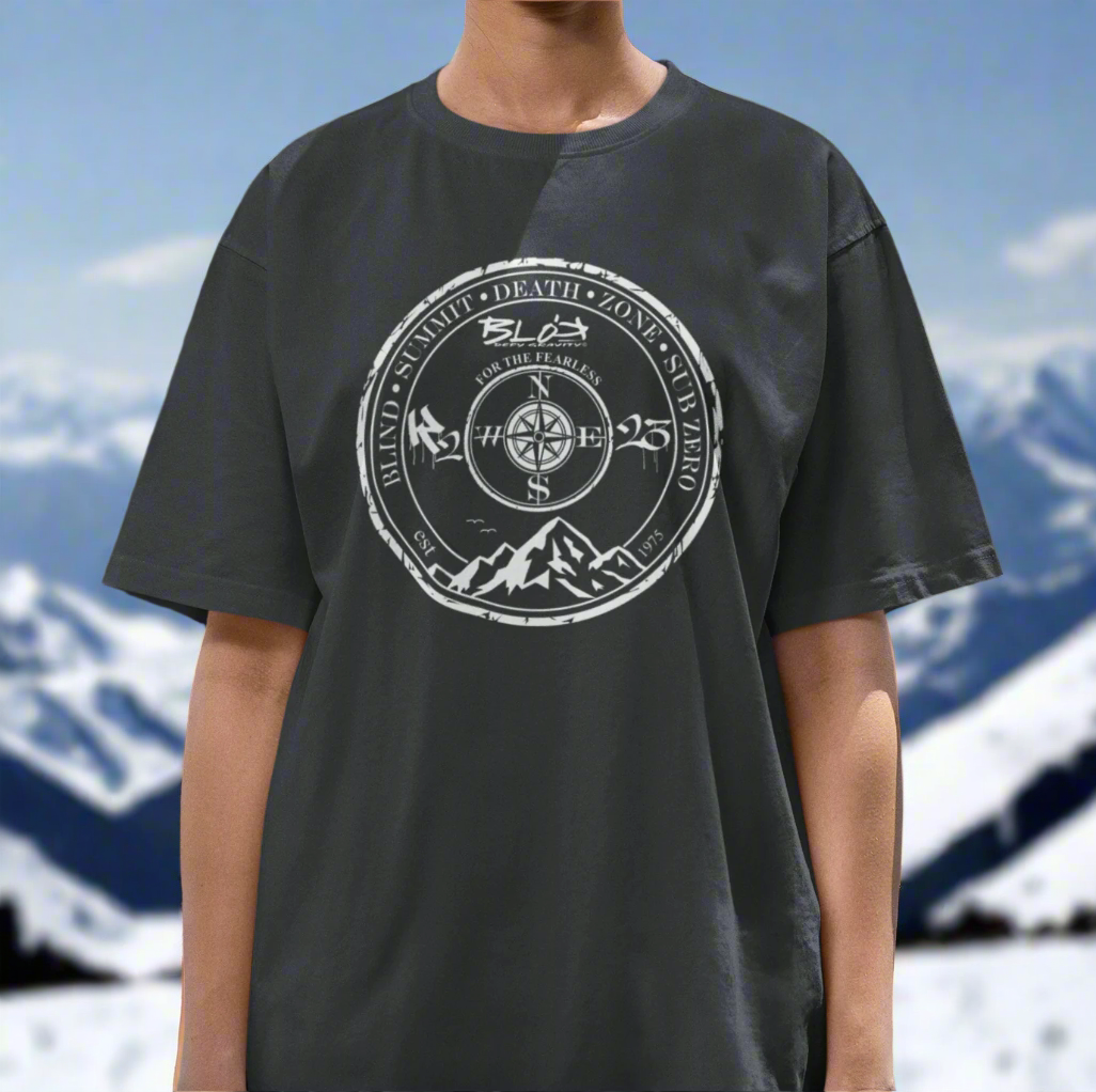 Blind Summit - Front Print - in White - Women's Oversize