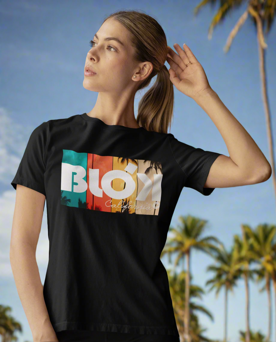 Palm Tree - Front Print - Women's Relaxed Fit