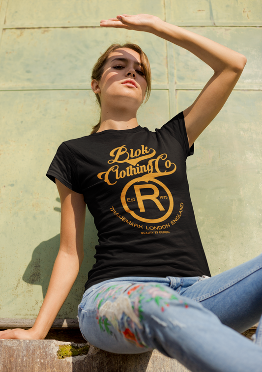 Registered Big R - with Orange Print - Women's Slim Fit