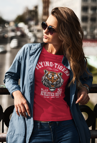 Flying Tigers - with White Logo - Women's Slim Fit