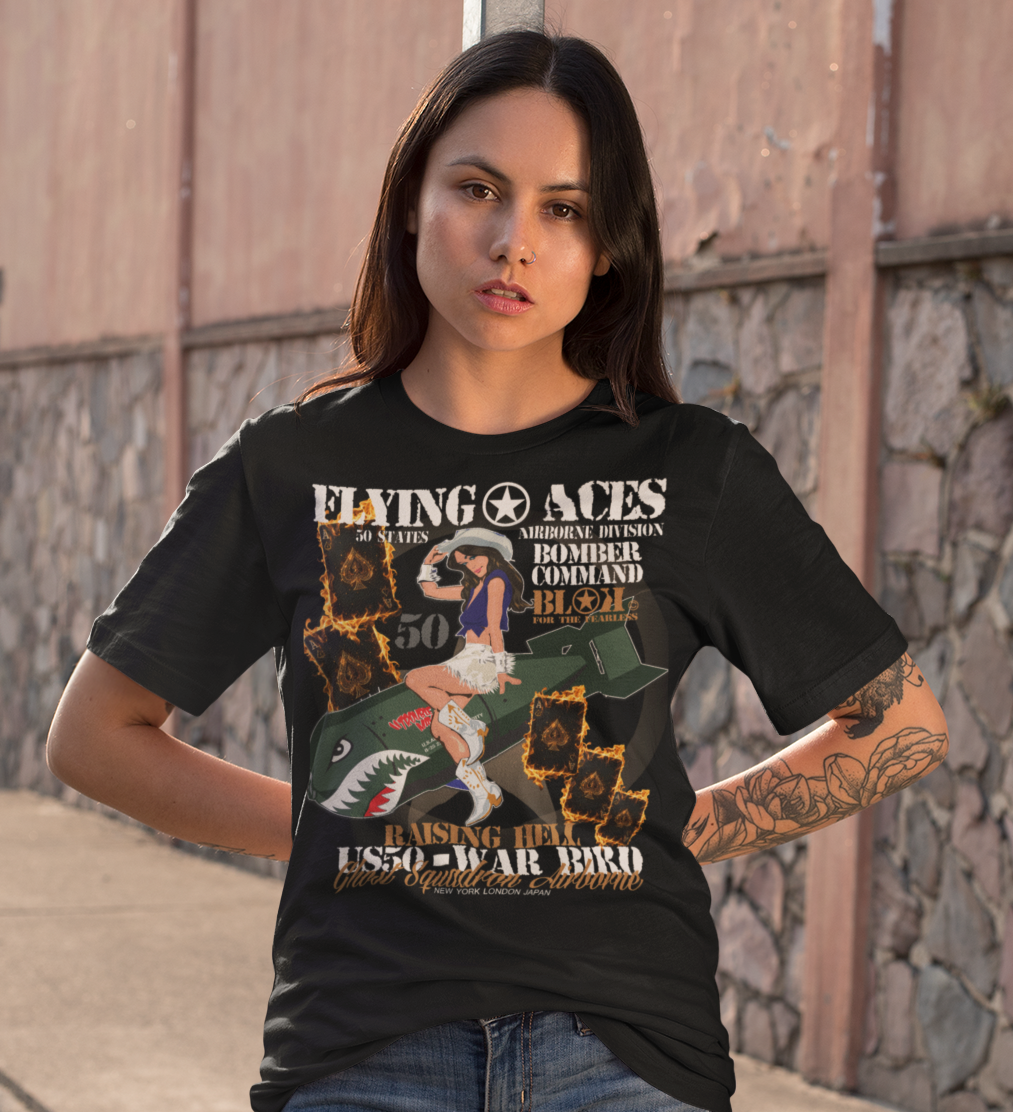 Bomber Command - Front Print - Women's Oversize