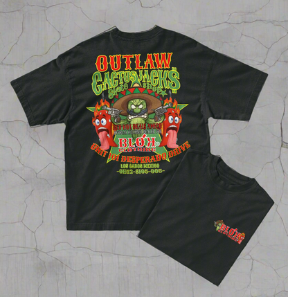 Cactus Jacks - Front & Back Print - Men's Oversize