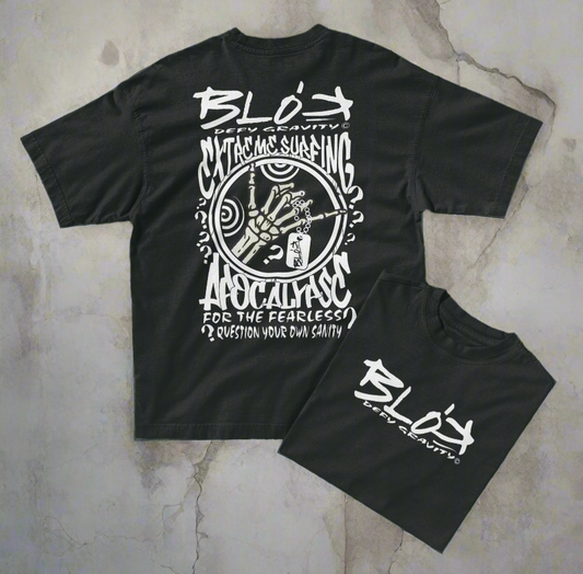 Apocalypse - Front & Back Print - in White - Women's Oversize