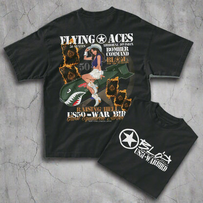 Bomber Command - Front & Back Print - Women's Oversize