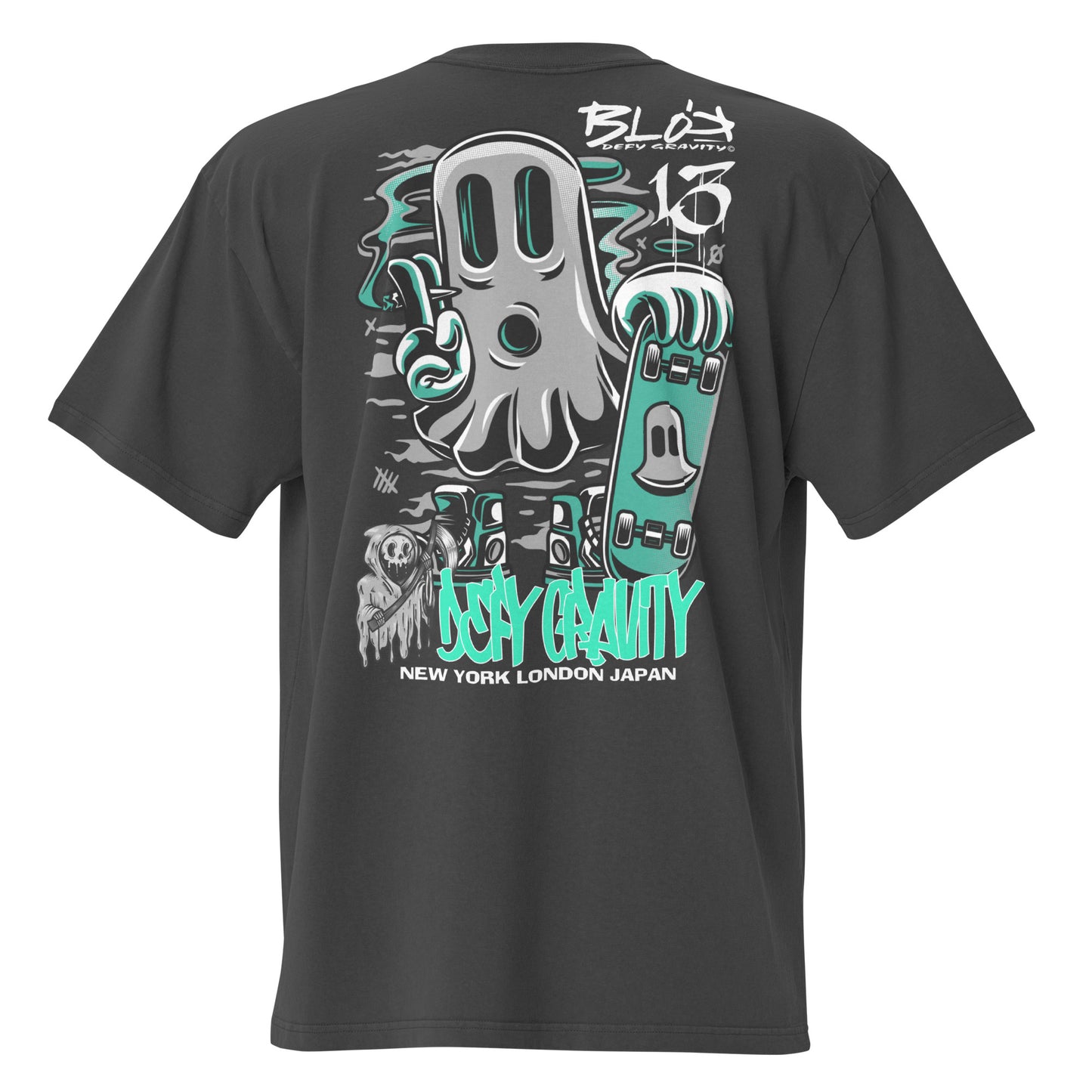 Ghosting - Front & Back Print - Men's Oversize