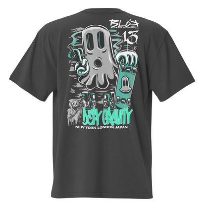 Ghosting - Front & Back Print - Men's Oversize