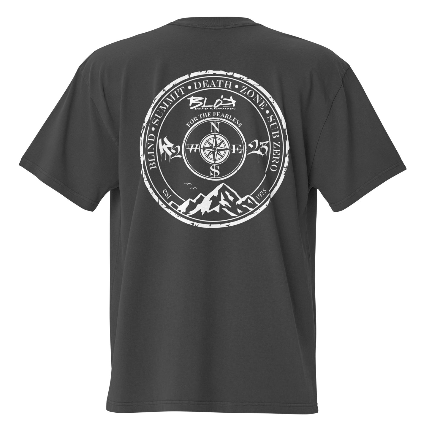 Blind Summit - Front & Back Print - in White - Men's Oversize