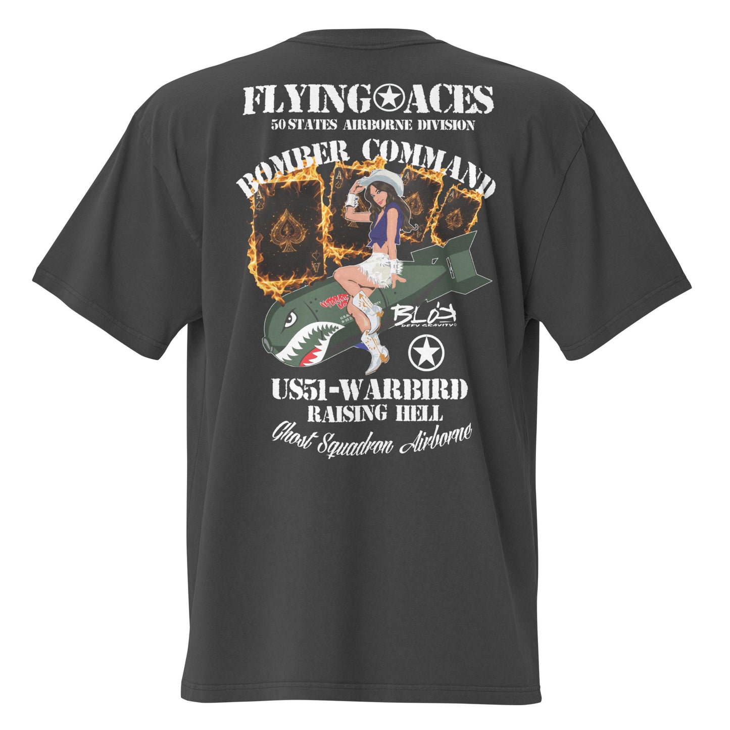 Bomber Command - Front & Back Print - Men's Oversize