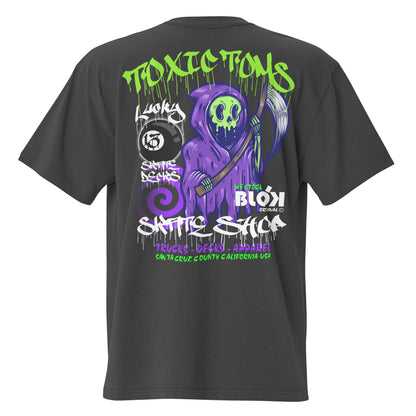 Toxic Toms Skate Shop - Back & Front Print - Men's Oversize