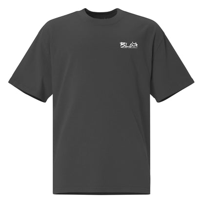 Airborne Eagle - Front & Back Print - in Orange - Men's Oversize Graphic T-Shirt