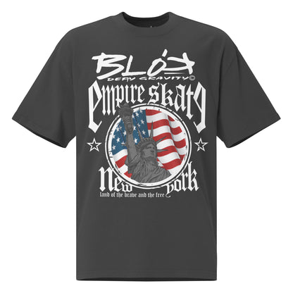 Empire Skate - New York - White Print - Men's Oversize