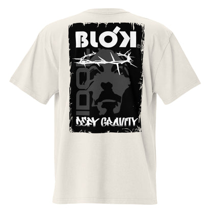 Christ Air - Front & Back Print - in White & Black - Men's Oversize