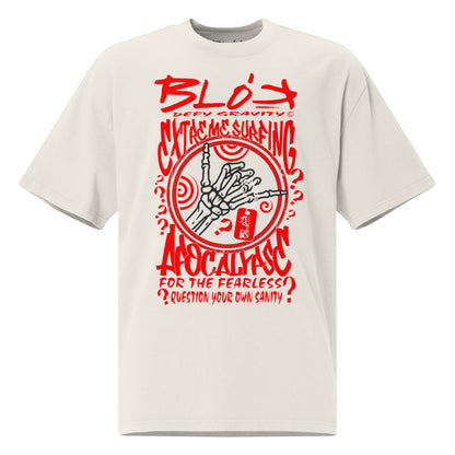 Apocalypse - Front Print - in Red - Women's Oversize