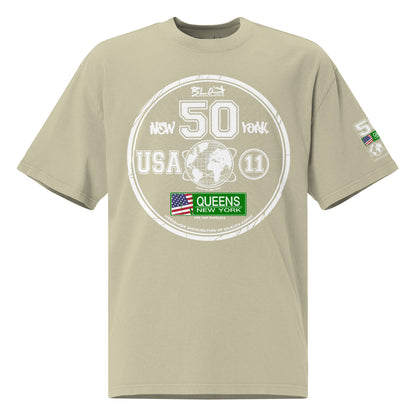 Queens New York - 50 States - Front & Arm Print - Women's Oversize
