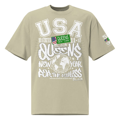 Queens - 50 States - Front & Arm Print - Women's Oversize