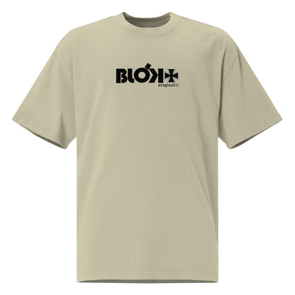 Old School Iron Cross - Front & Back Print - in Black - Oversize