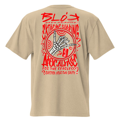 Apocalypse - Front Print - in Red - Men's Oversize