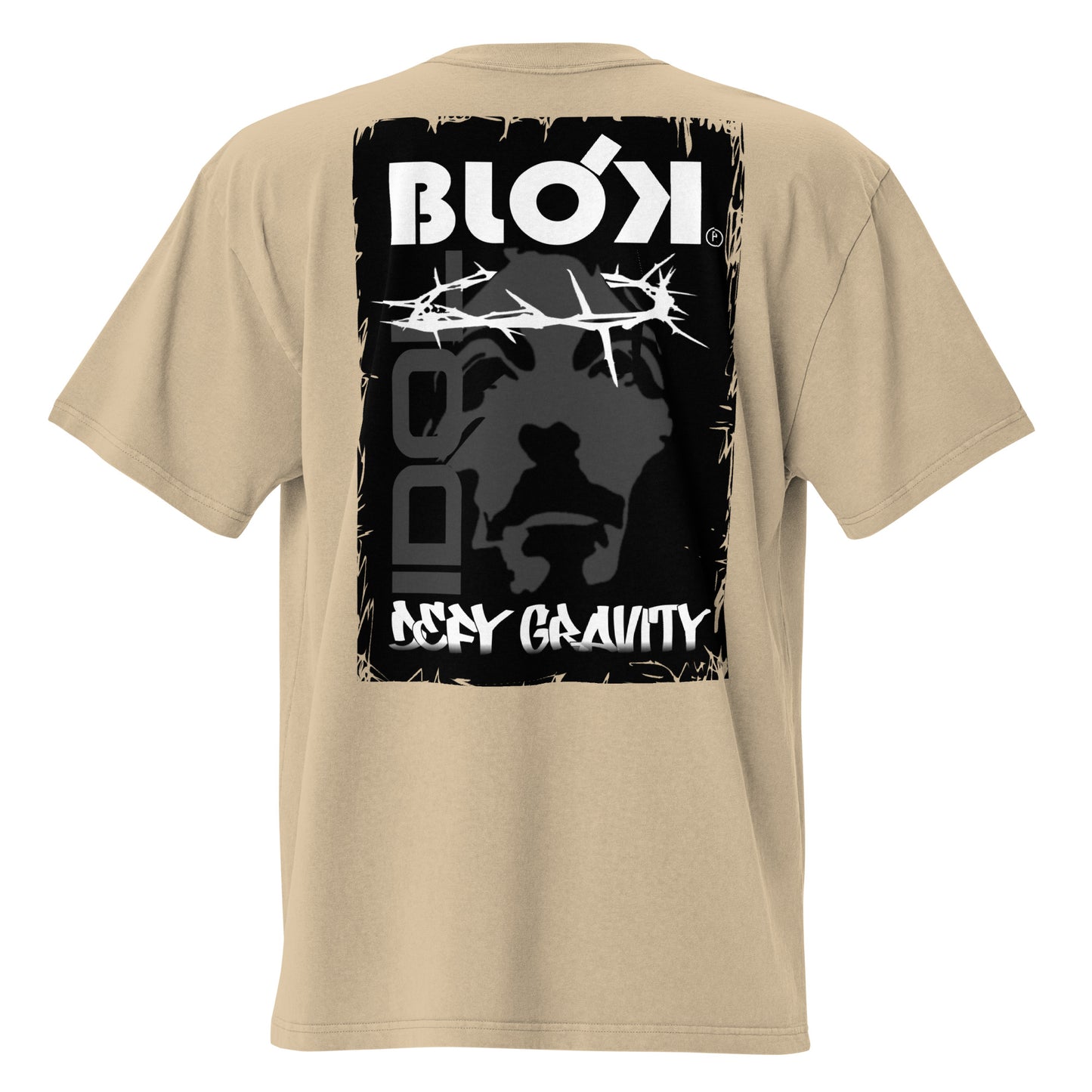 Christ Air - Front & Back Print - in White & Black - Men's Oversize