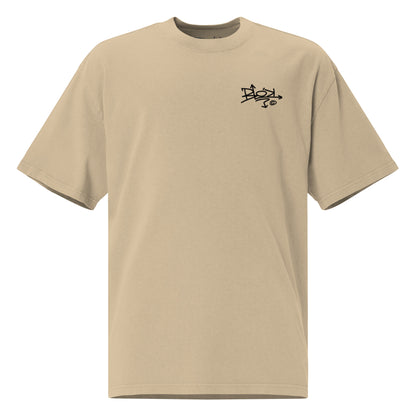 Brooklyn New York - Front & Back Print - in Black - Oversize Men's