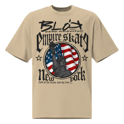 Empire Skate - New York - Front Print - in Black - Oversized