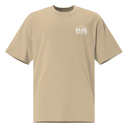 Asylum Inmate - Front & Back Print - in White - Men's Oversize