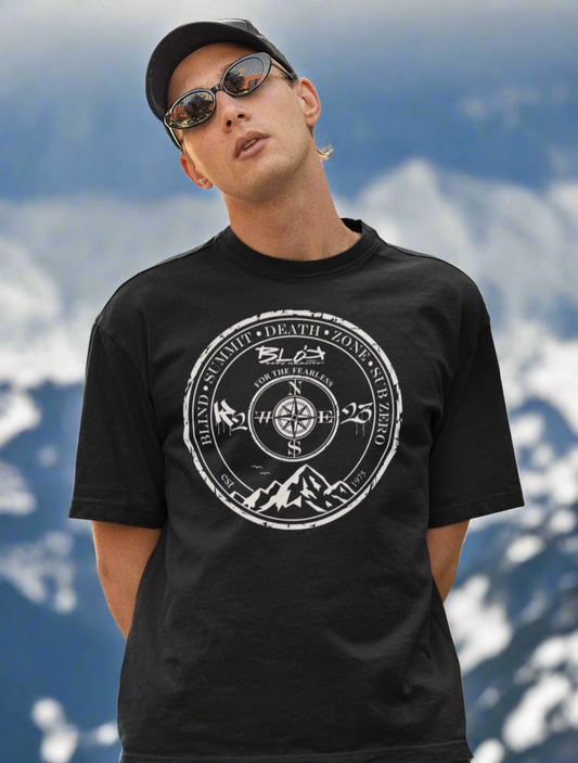 Blind Summit - Front Print - in White - Men's Oversize