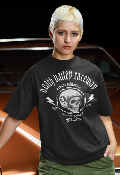 Death Valley Raceway - Front Print - in White - Women's Oversize