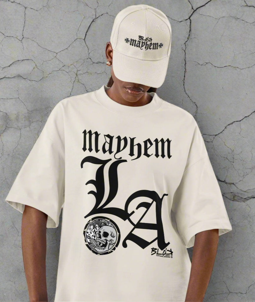 LA Mayhem - with White Print - Women's Oversize