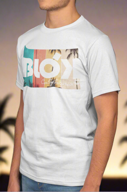 Palm Tree - Front Print - Men's Loose Fit