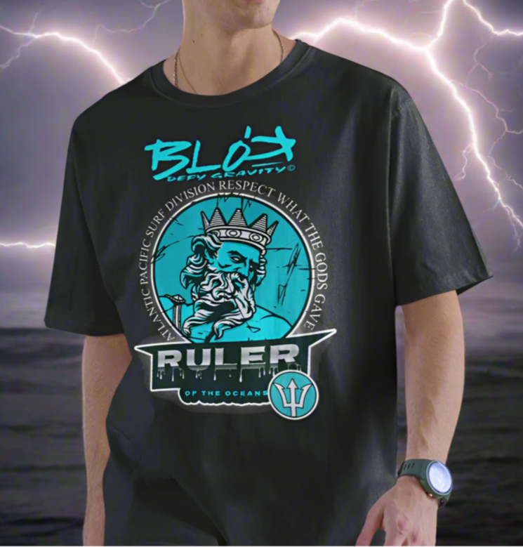Ruler of the Oceans - Front Print - Men's Oversize