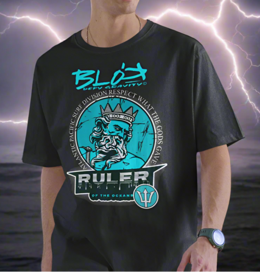 Ruler of the Oceans - Front Print - Men's Oversize