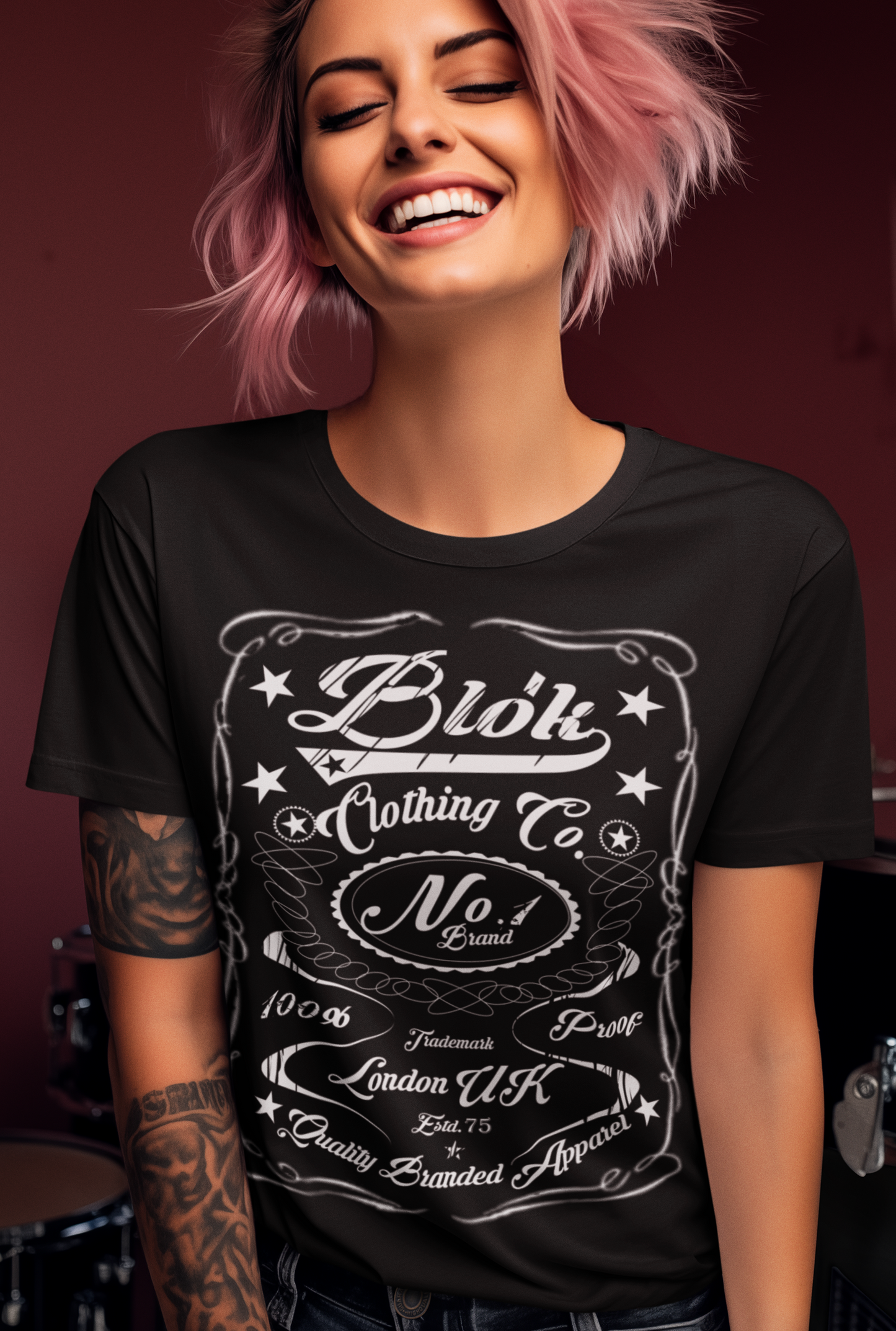 Retro Cursive Style - Women's Relaxed Fit