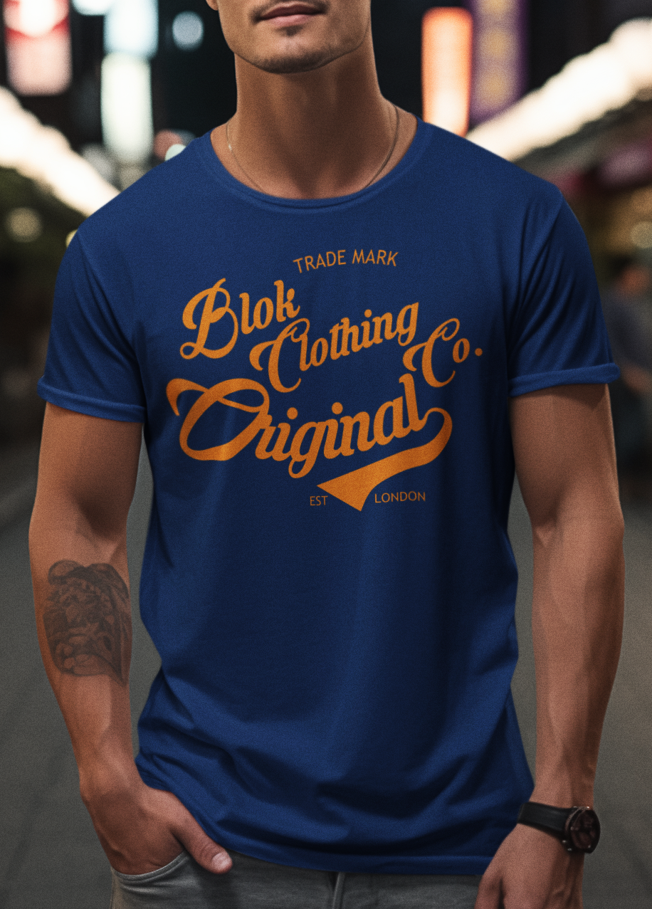 Original Clothing Company - with Orange Print - Men's Classic Fit