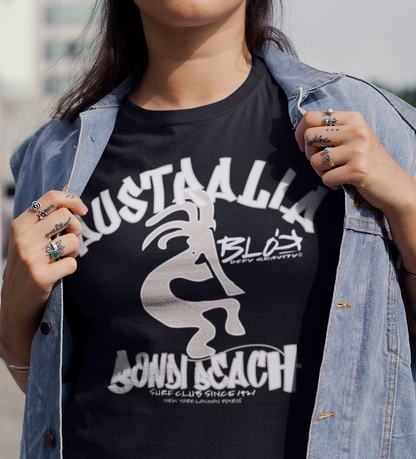 BLOK Bondi Beach - Sand Print Women's Slim Fit Graphic T-Shirt