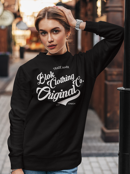 Original Clothing Company - White Print - Women's Sweatshirt