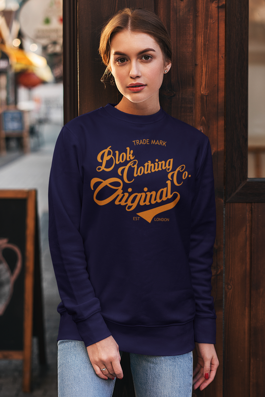Original Clothing Company - Orange Print - Women's Sweatshirt