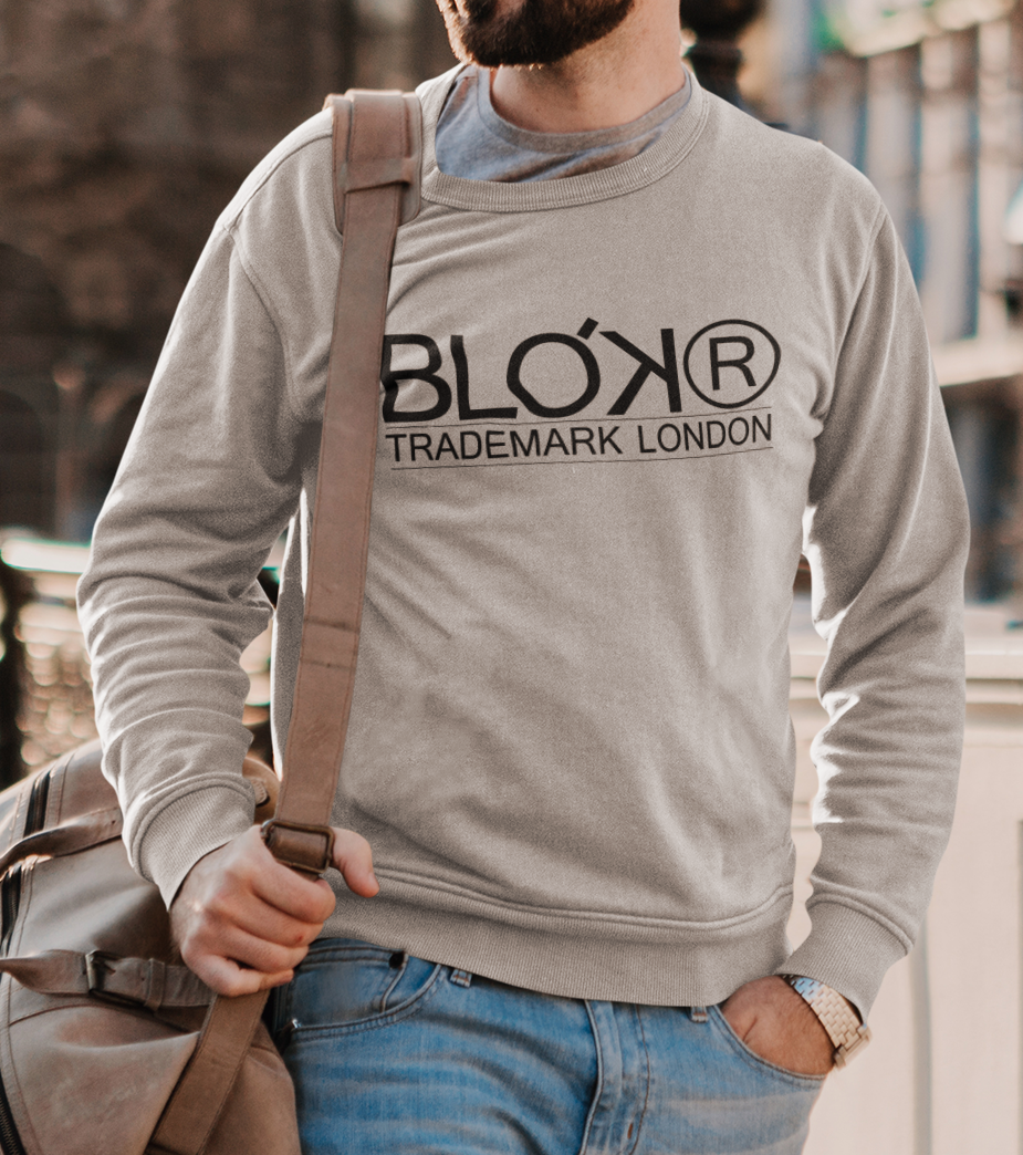 Trademark London - Black Print - Men's Sweatshirt