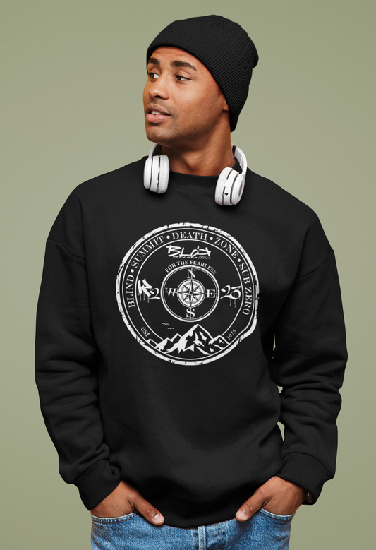 Blind Summit - Front Print in White - Men's Sweatshirt